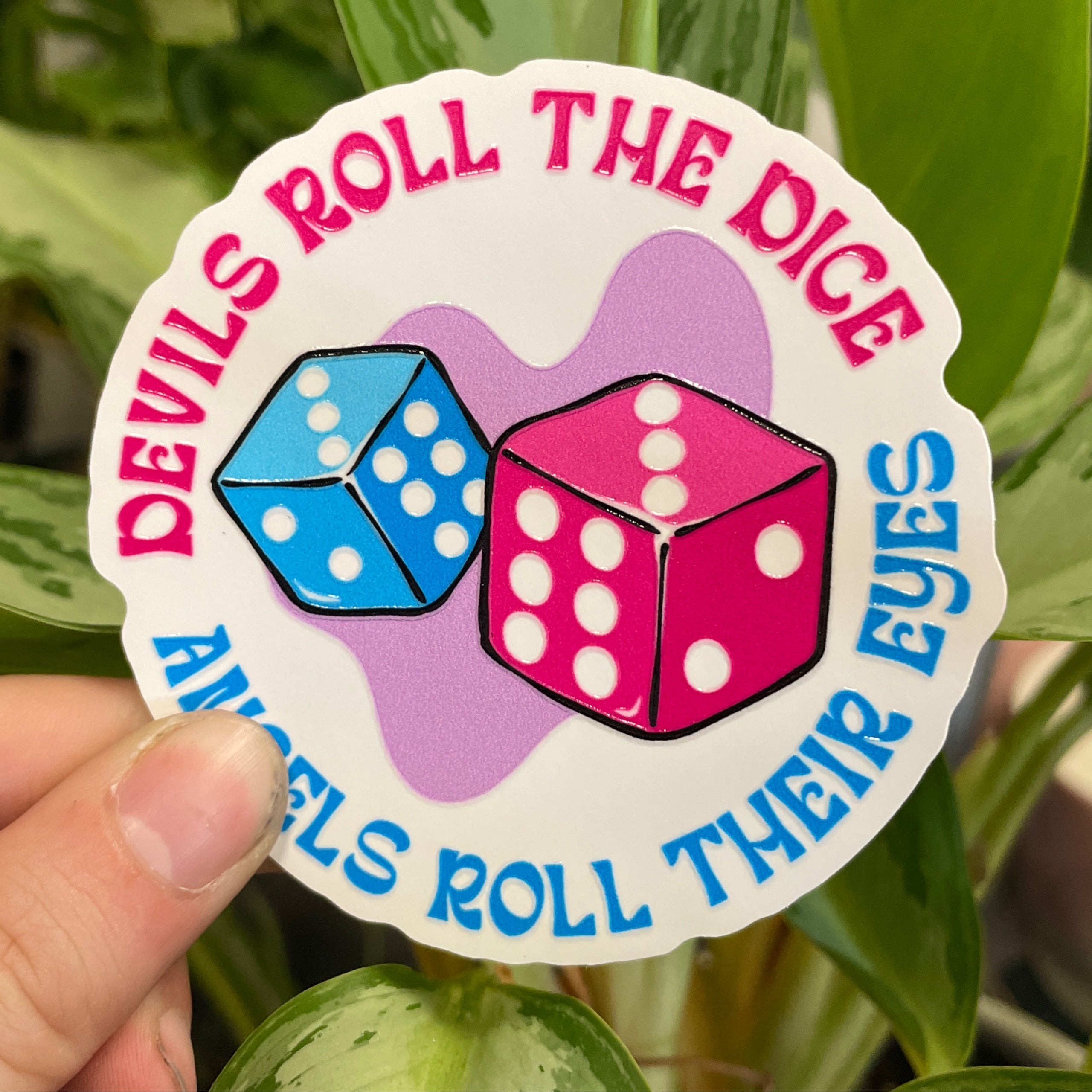 Taylor swift devils roll the dice sticker indie earth